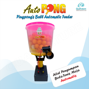 New Autopong 01 Autopong Robopong Robot Pingpong Alat Pengumpan Bola Tenis Meja