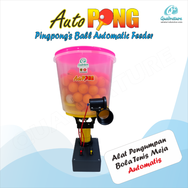 New Autopong 01 Autopong Robopong Robot Pingpong Alat Pengumpan Bola Tenis Meja