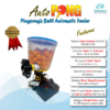 Swing Autopong Robopong Alat Mesin Pengumpan Bola Pingpong Tenis Meja Otomatis Quadrature