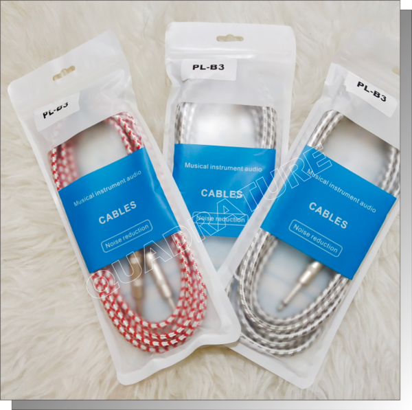 PL-B 3 Mtr (1) Cable Kabel Jack Jek Guitar Gitar Audio 6.5 mm Deviser 3 Meter Low Noise