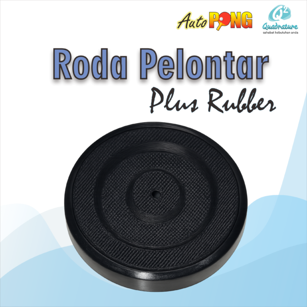 Roda Pelontar plus Rubber Roda Pelontar plus Rubber Spare Part Autopong Quadrature Robot Pingpong / Tenis Meja