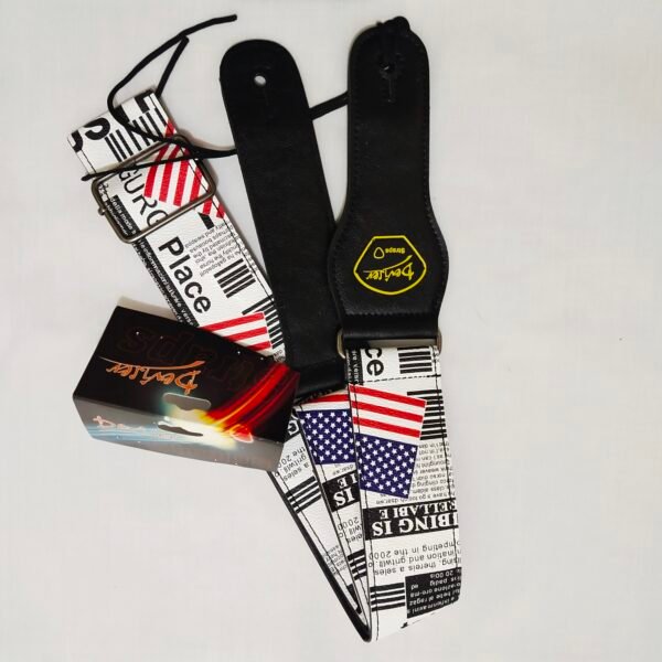 Tali Gitar Guitar Strap Deviser Motif Lebar 50 mm