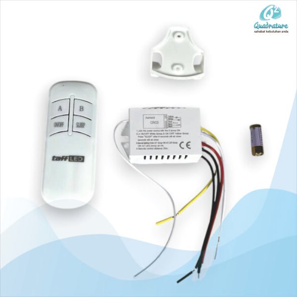 Remote Switch YAM802 04 Wireless Remote Control Lampu Rumah 2 Way - YAM802