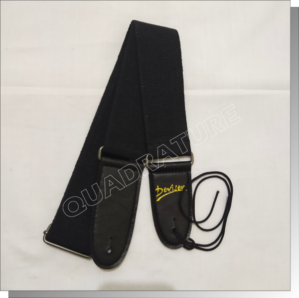 Tali Gitar Guitar Strap Hitam Simpel Deviser Black