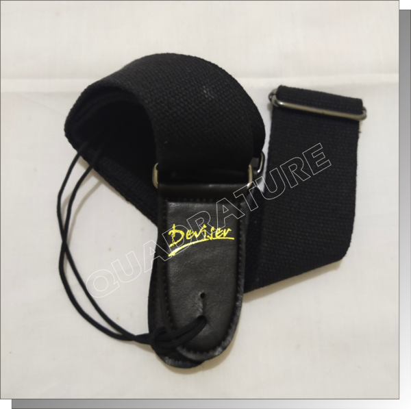 Tali Gitar Guitar Strap Hitam Simpel Deviser Black